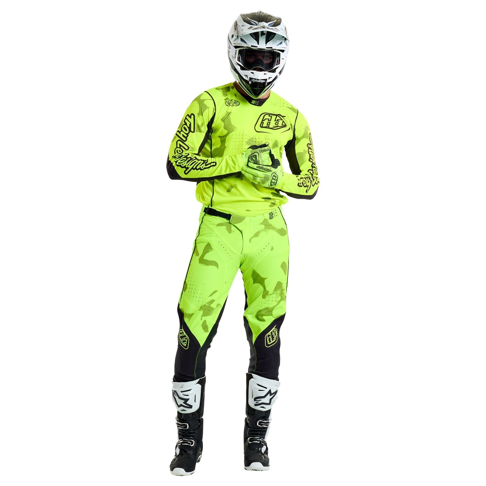 TLD SE Pro Jersey Blotted Flo Yellow