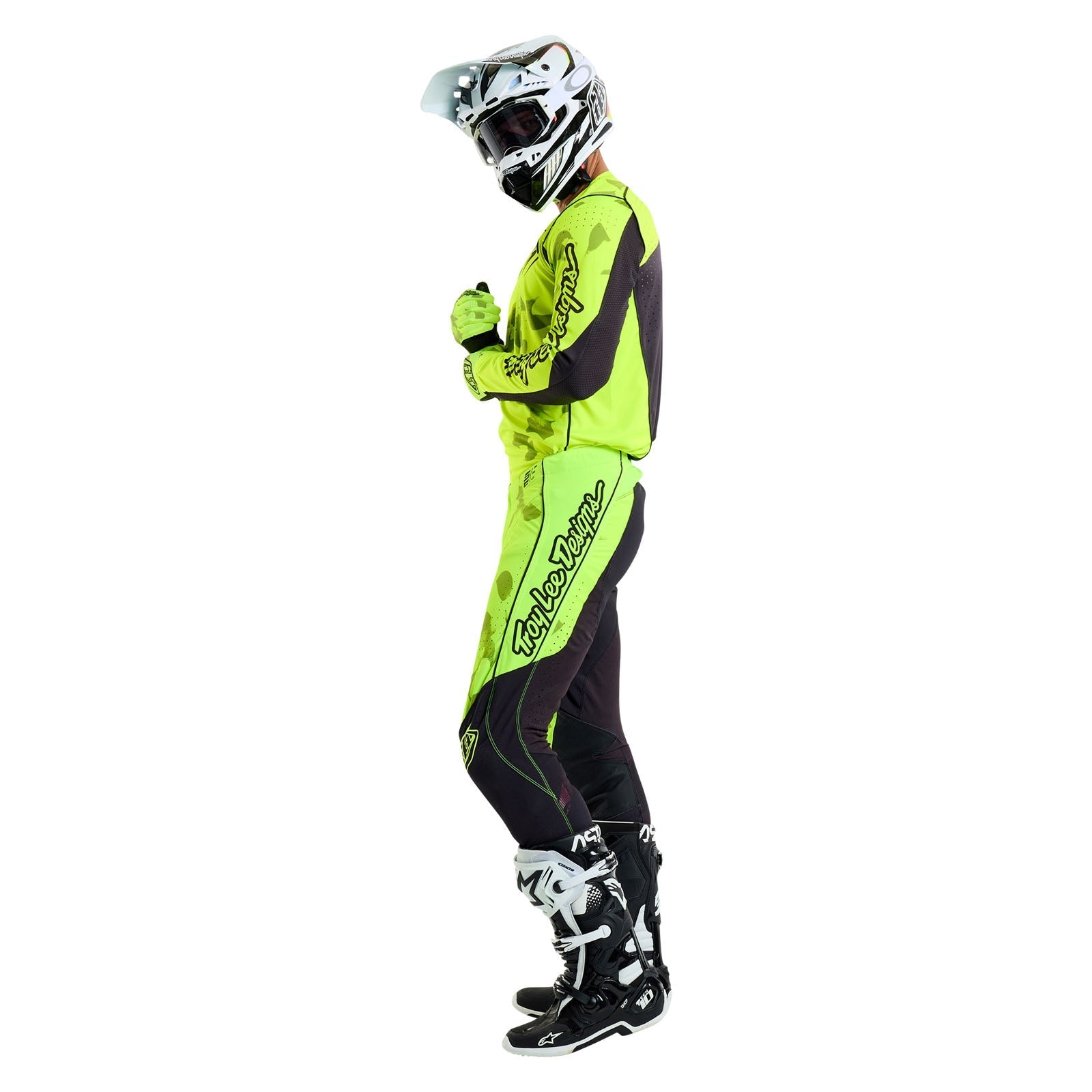 TLD SE Pro Jersey Blotted Flo Yellow