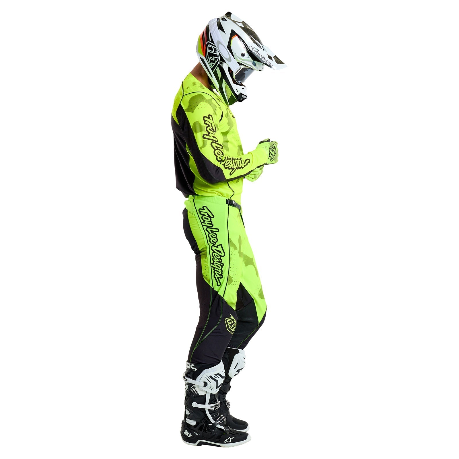 TLD SE Pro Jersey Blotted Flo Yellow