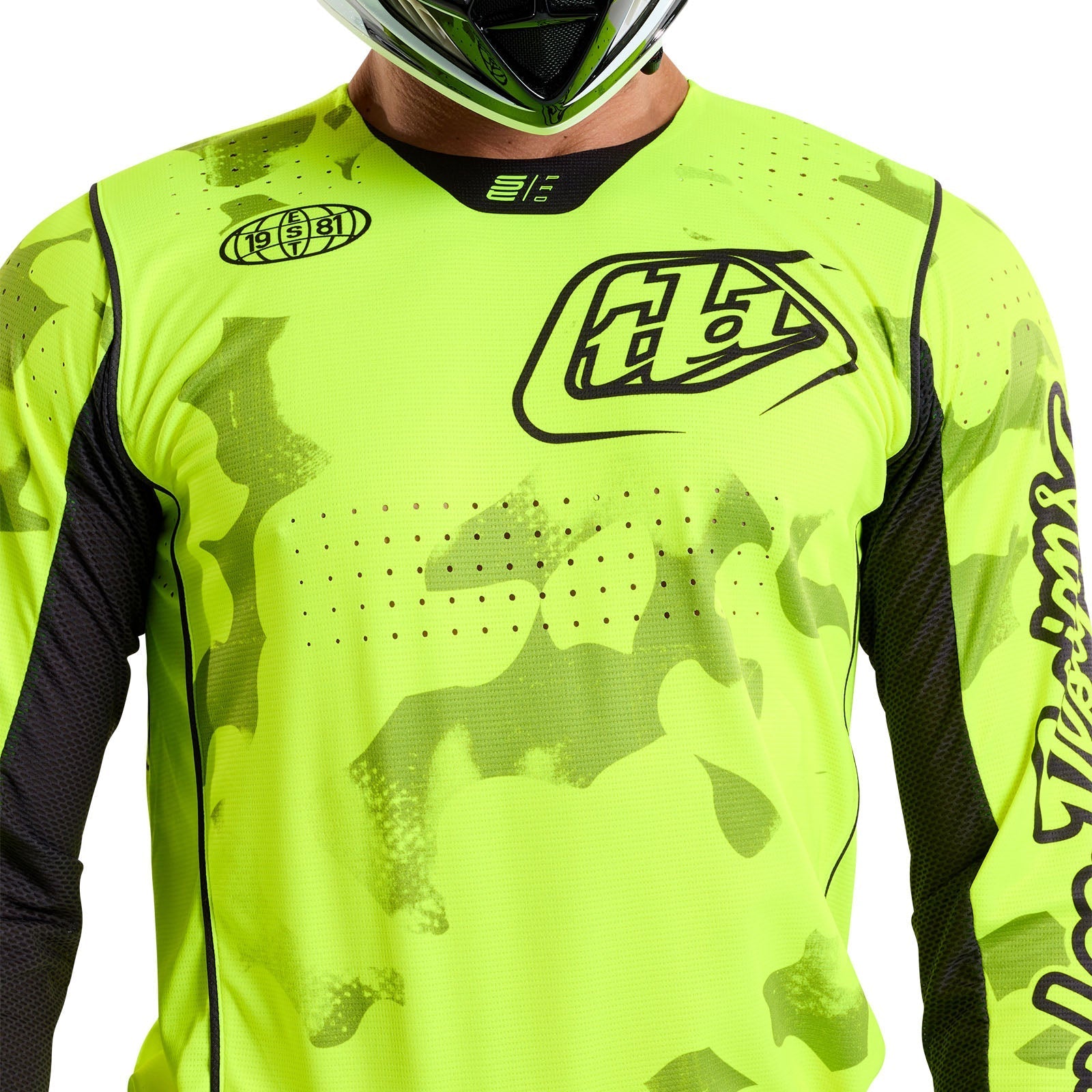 TLD SE Pro Jersey Blotted Flo Yellow
