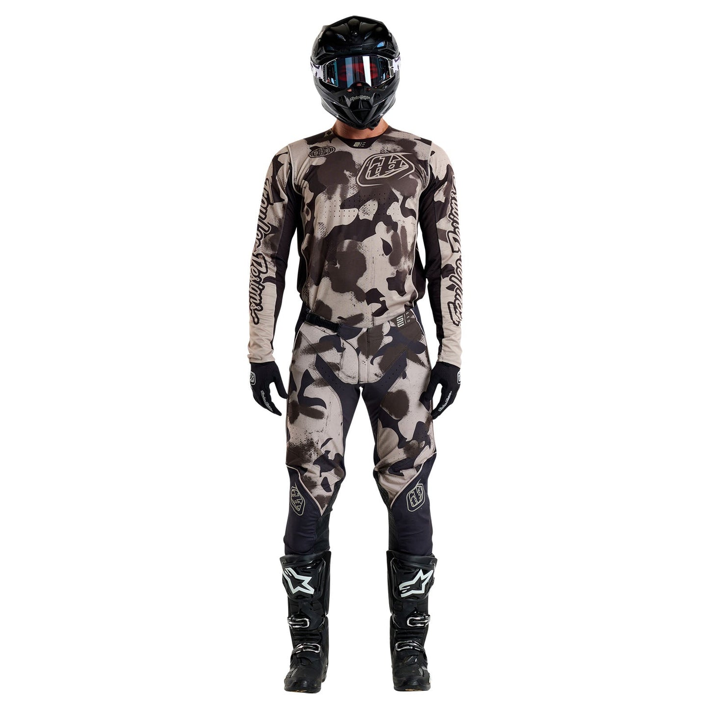 TLD SE Pro Jersey Blotted Phantom / Taupe