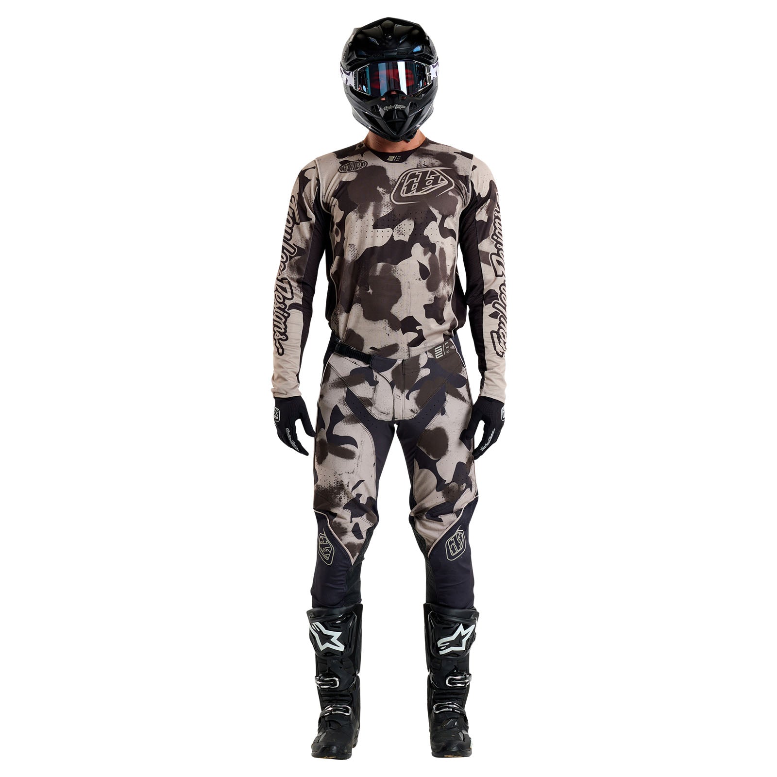 TLD SE Pro Jersey Blotted Phantom / Taupe