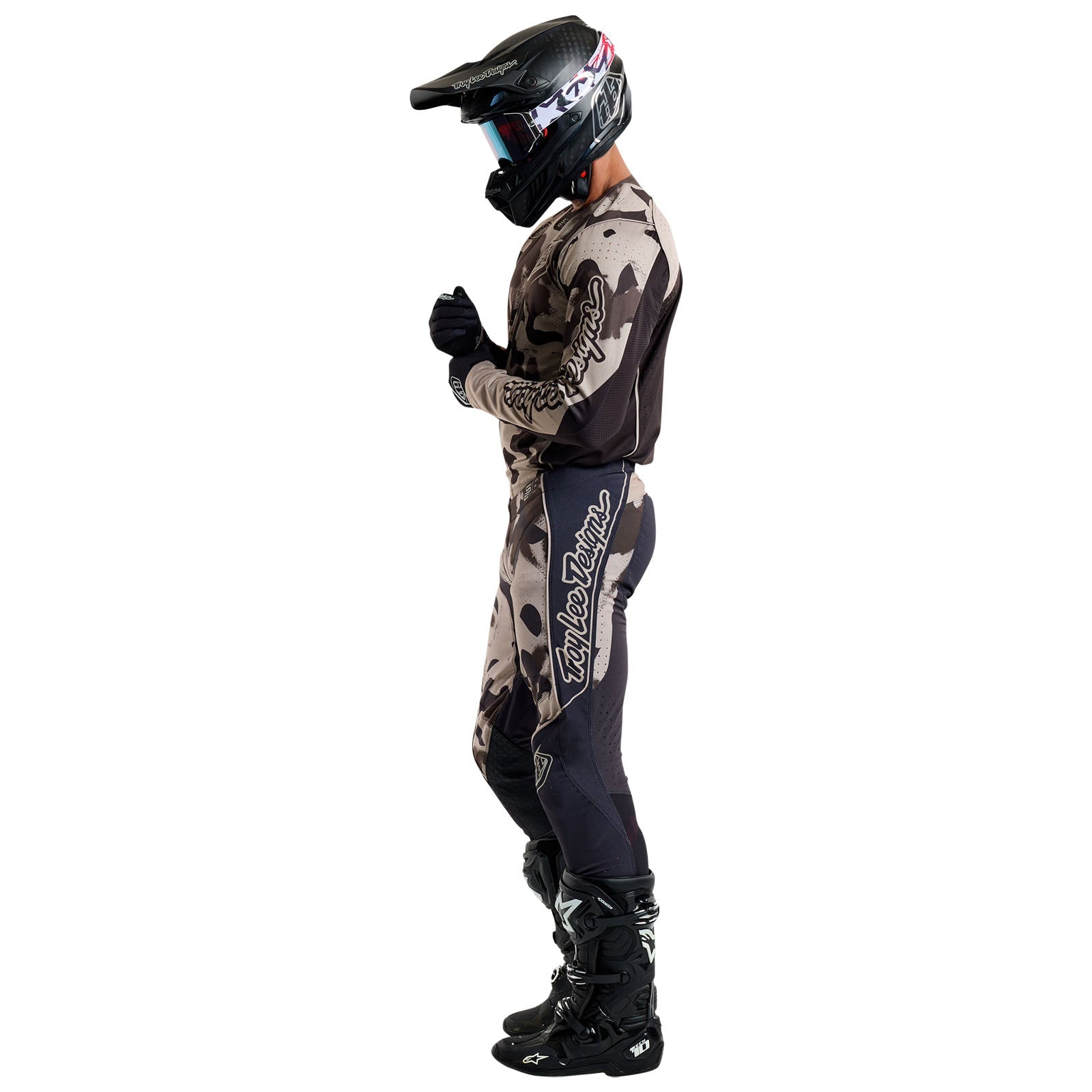TLD SE Pro Jersey Blotted Phantom / Taupe
