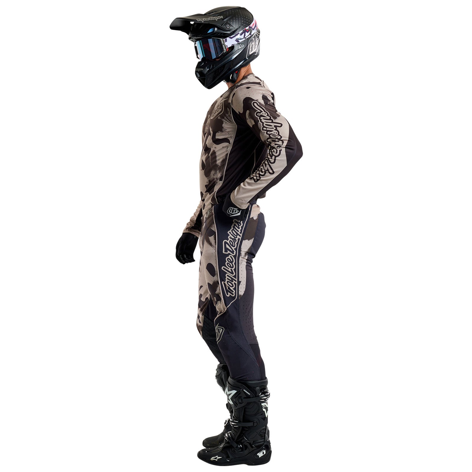 TLD SE Pro Jersey Blotted Phantom / Taupe