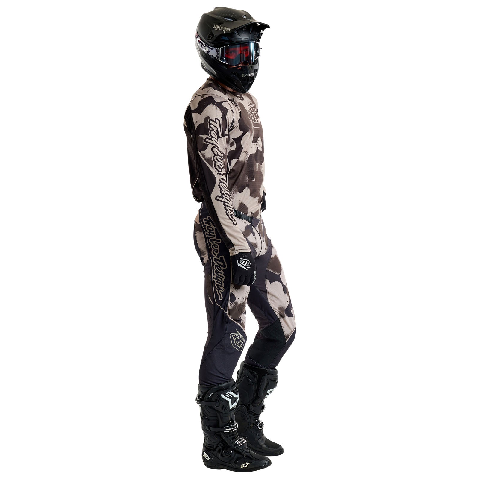 TLD SE Pro Jersey Blotted Phantom / Taupe