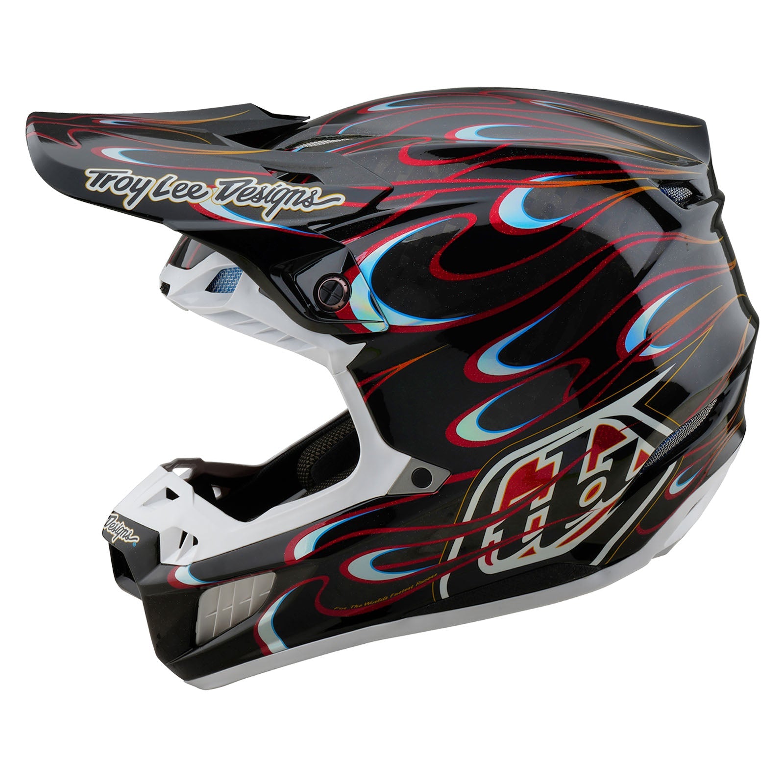 SE5 Carbon Helmet W/MIPS Torched Black / Red – Troy Lee Designs EU