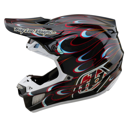 TLD SE5 Carbon Helmet W/MIPS Torched Black / Red