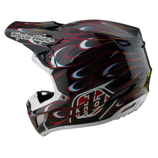 TLD SE5 Carbon Helmet W/MIPS Torched Black / Red
