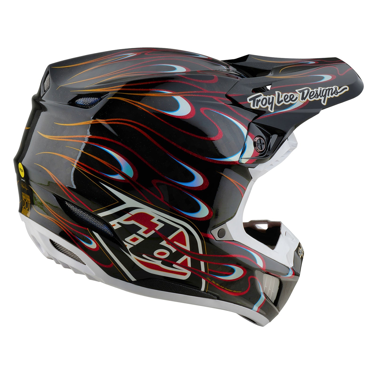 TLD SE5 Carbon Helmet W/MIPS Torched Black / Red