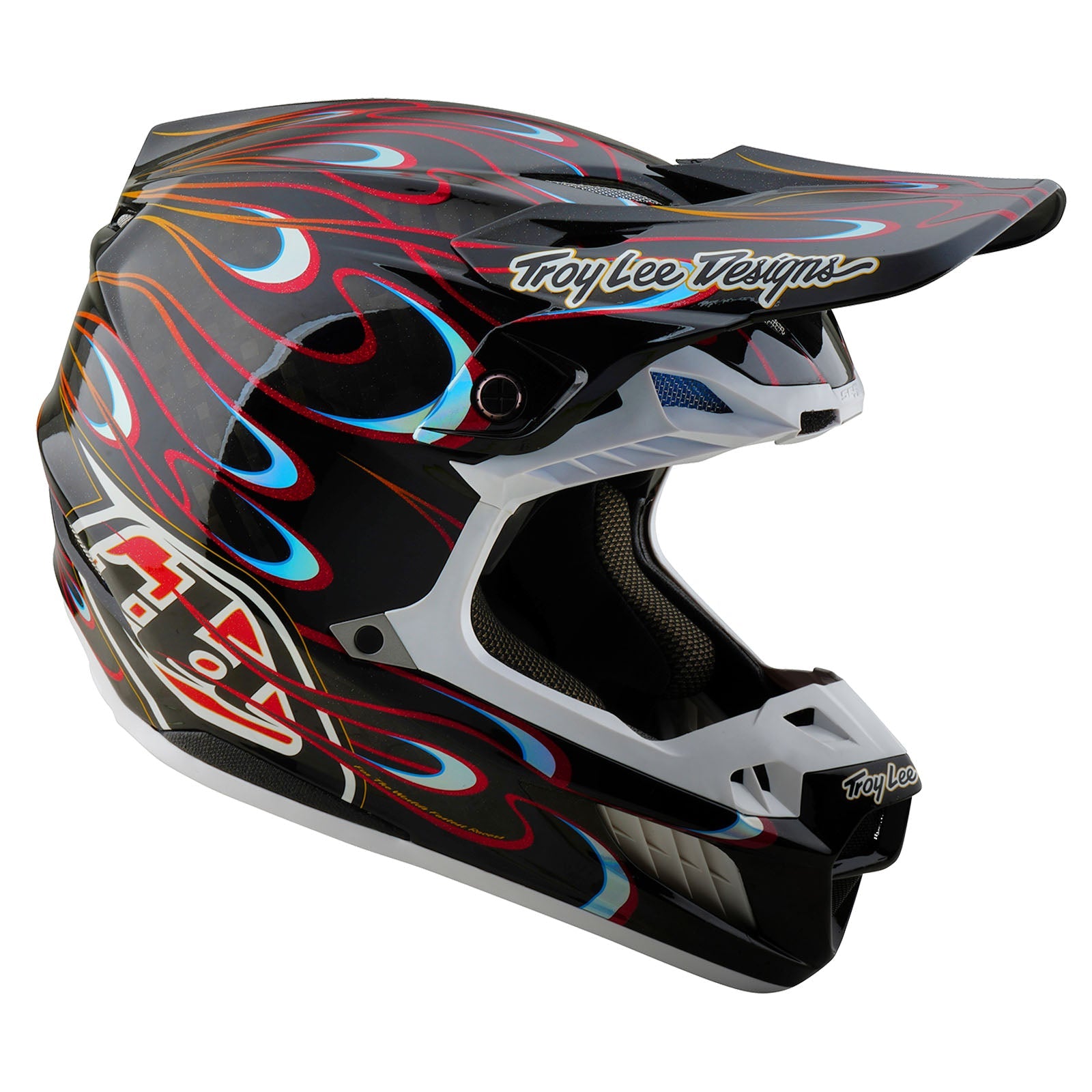 TLD SE5 Carbon Helmet W/MIPS Torched Black / Red