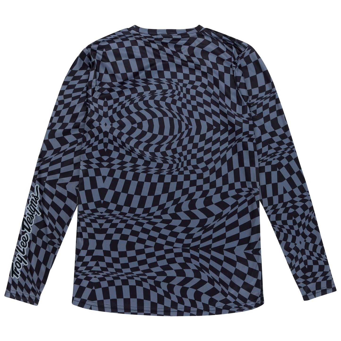 TLD Womens Lilium LS Jersey Twisted Checkers Black / Grey
