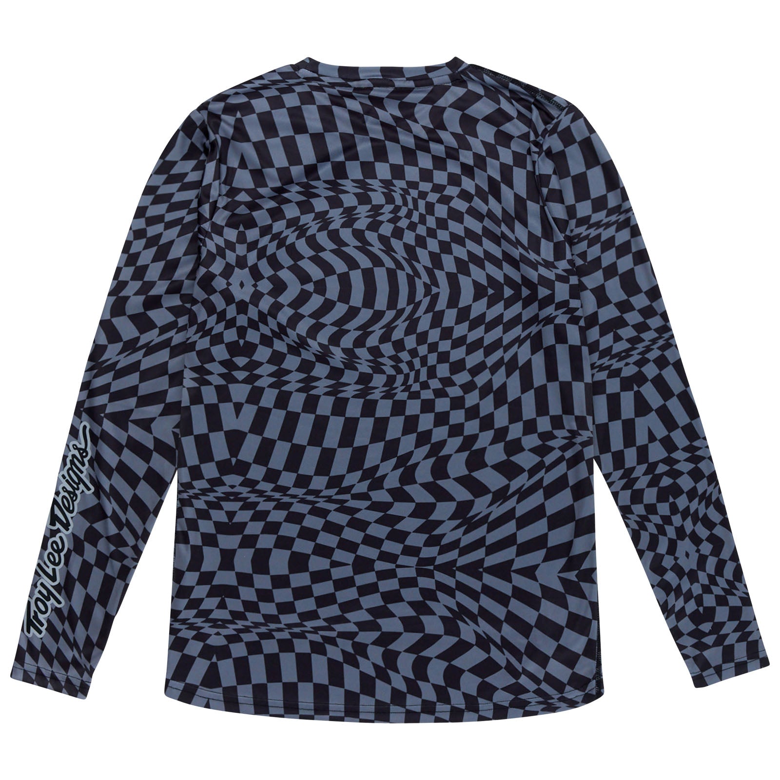TLD Womens Lilium LS Jersey Twisted Checkers Black / Grey