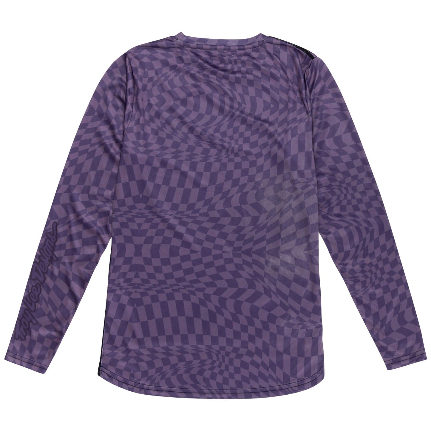 TLD Womens Lilium LS Jersey Twisted Checkers Deep Purple