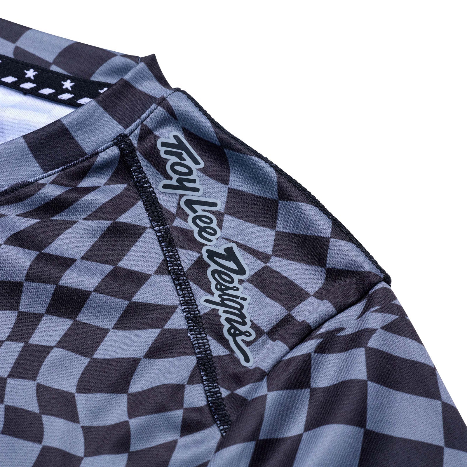 TLD Womens Lilium SS Jersey Twisted Checkers Black
