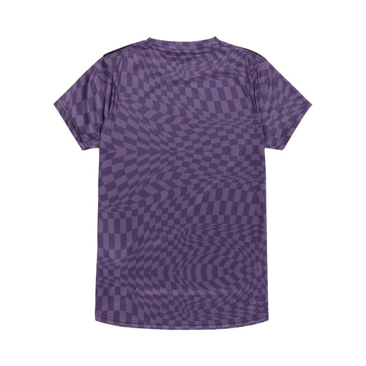 TLD Womens Lilium SS Jersey Twisted Checkers Deep Purple