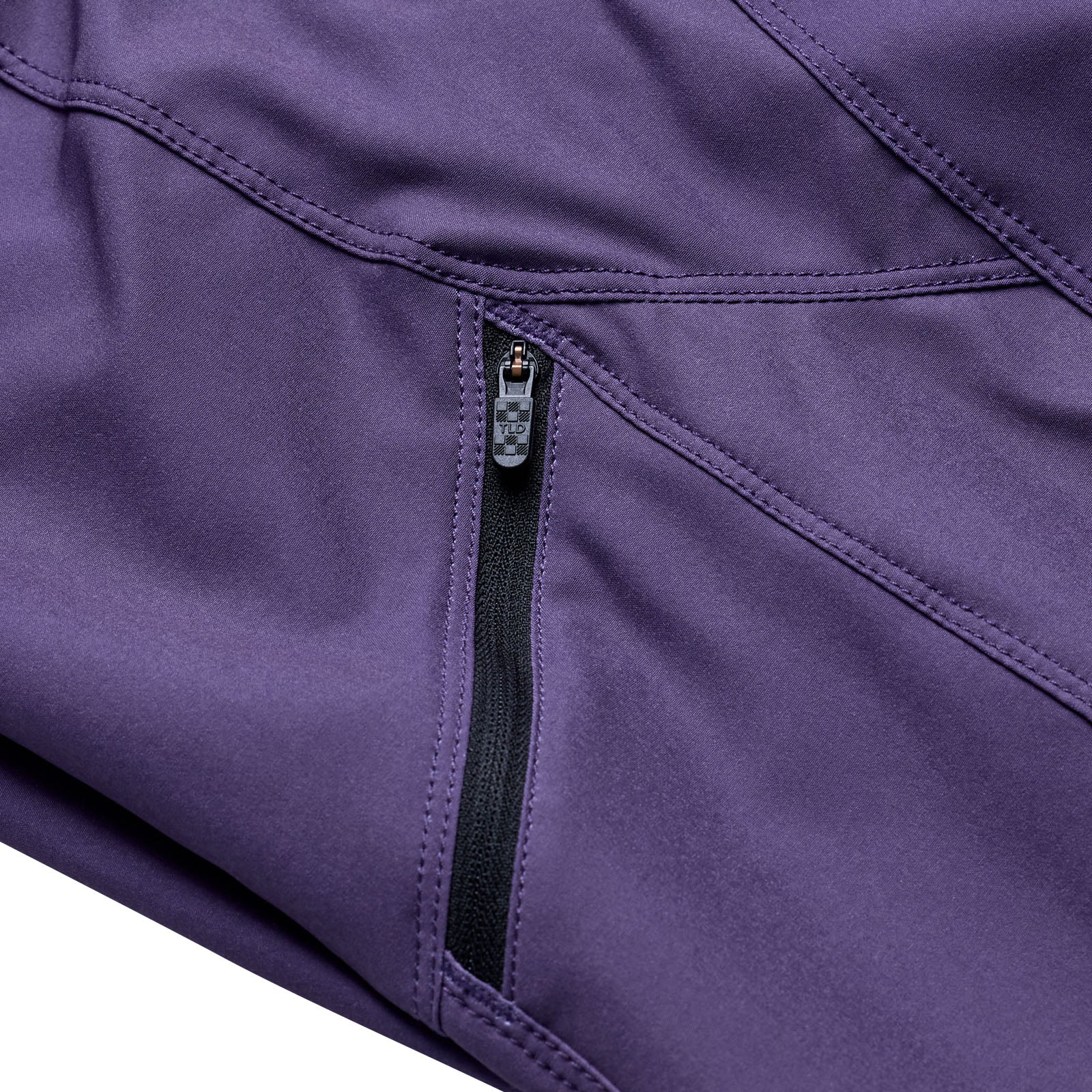 TLD Womens Lilium Short Shell Solid Deep Purple