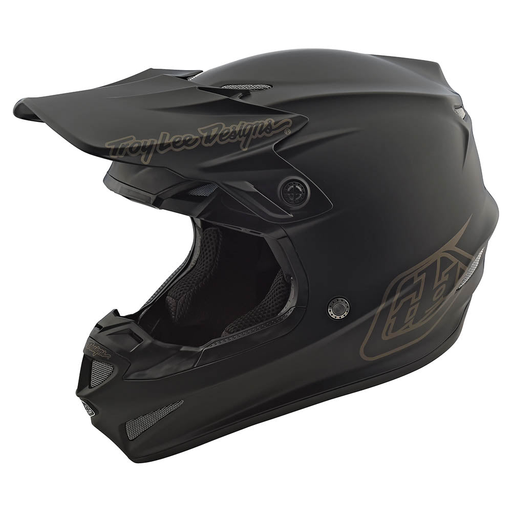 Troy Lee Youth GP Helmet Mono Black