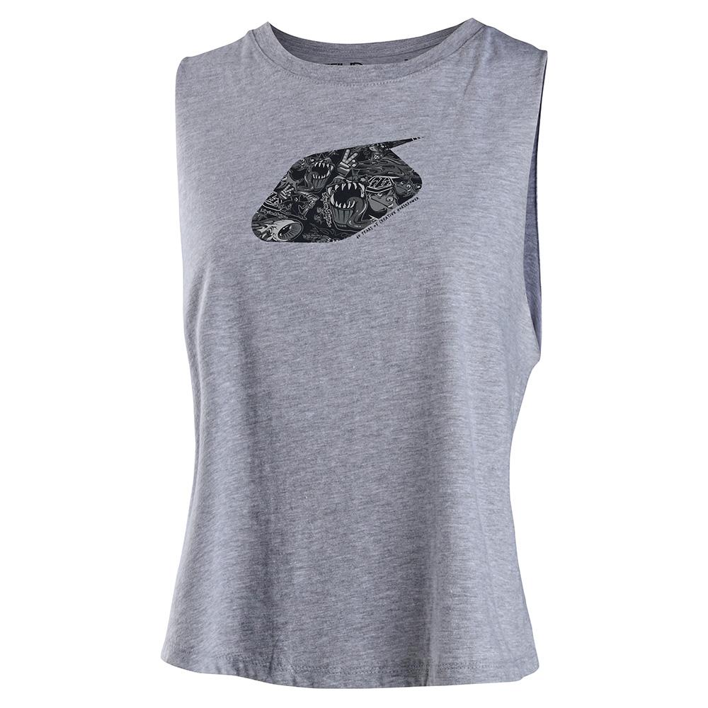 Troy Lee WOMENS HISTORY TANK Athletic Heather