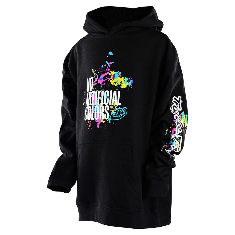 Troy Lee YOUTH NO ARTIFICIAL COLOURS PULLOVER HOODIE Black