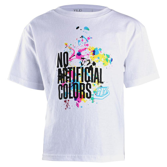 Troy Lee YOUTH NO ARTIFICIAL COLOURS T-SHIRT White