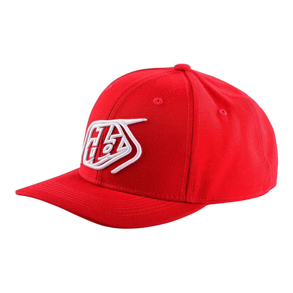 TLD Snapback Hat Crop Red / White Red / White