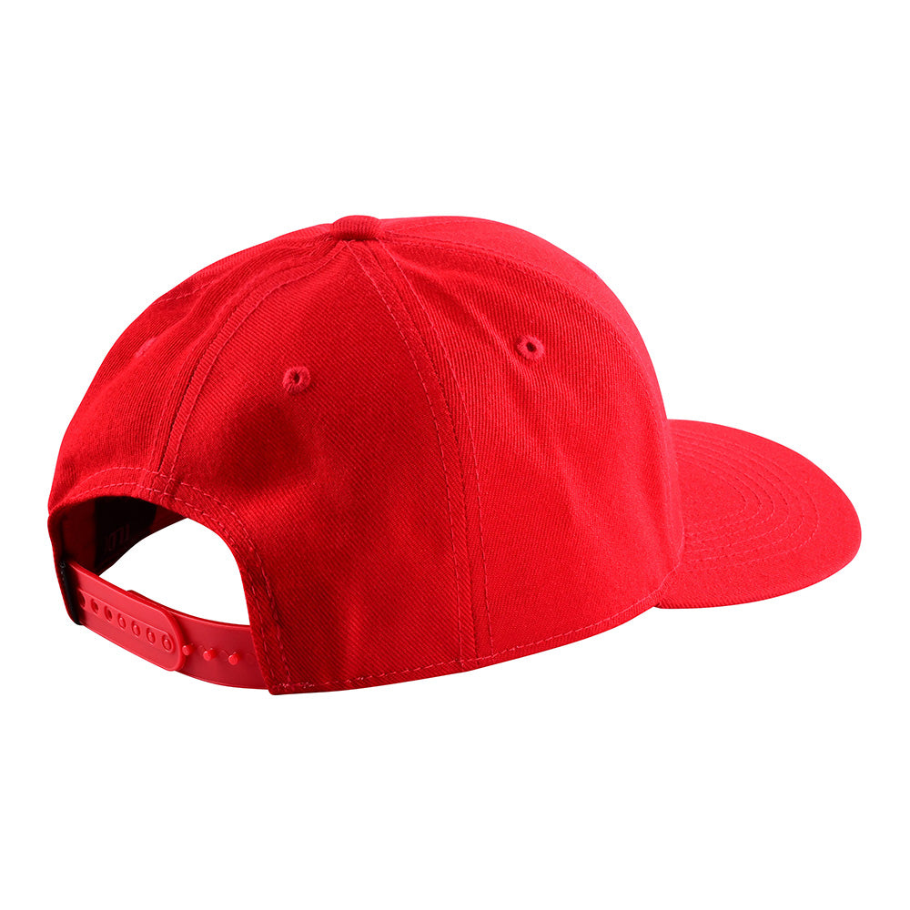 TLD Snapback Hat Crop Red / White 