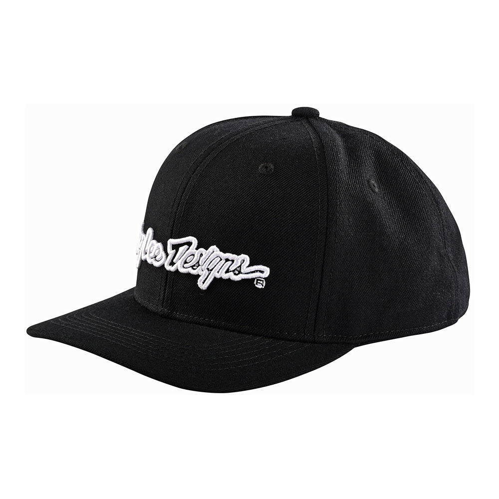 TLD Snapback Hat Signature Black / White Black / White