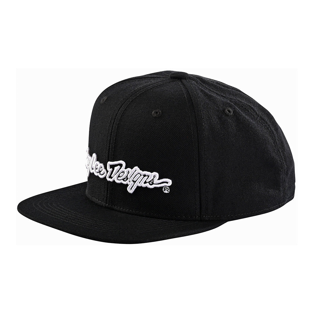 TLD Snapback Hat Signature Black / White Black / White