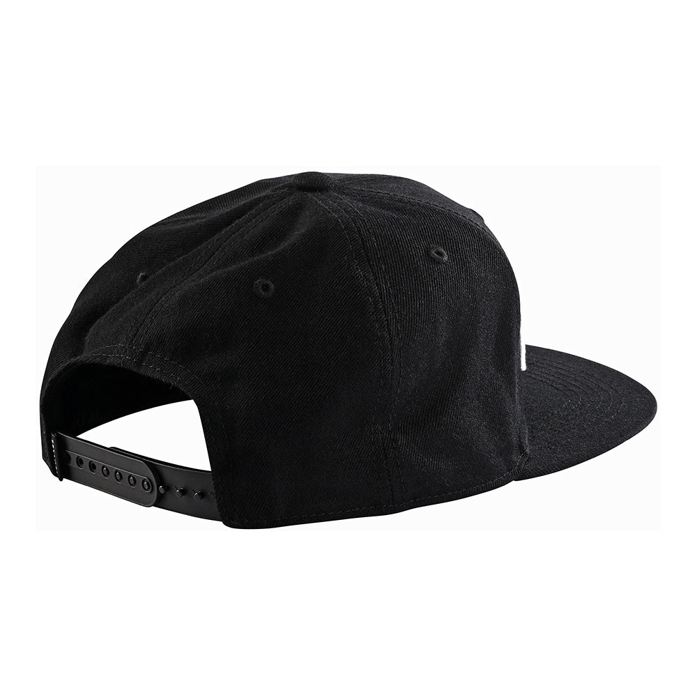 Troy Lee Snapback Hat Signature Black / White