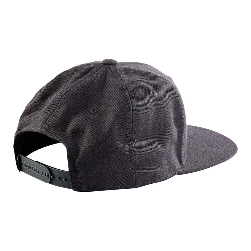 Troy Lee Snapback Hat Slice Dark Grey / Charcoal
