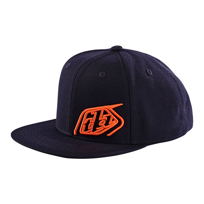 Troy Lee Snapback Hat Slice Navy / Orange