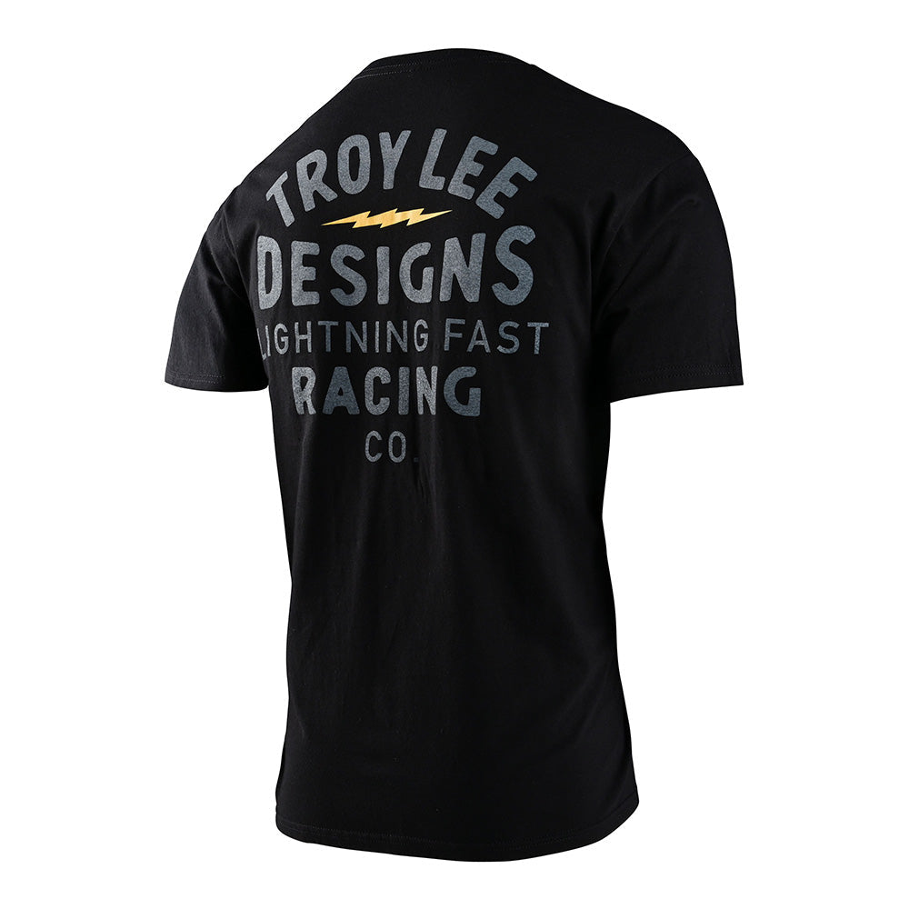 Troy Lee SHORT SLEEVE TEE LIGHTNING Black