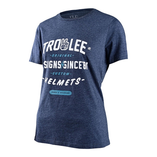 Troy Lee WOMENS SHORT SLEEVE ROLL OUT Navy Heather