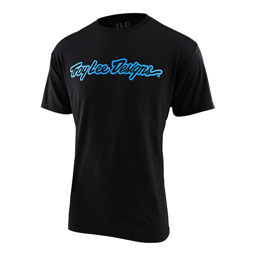 Troy Lee SHORT SLEEVE TEE SIGNATURE Black Heather