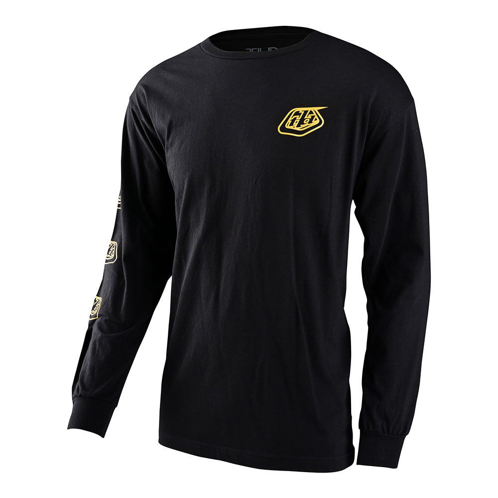 Troy Lee Long Sleeve Tee Stamp Black