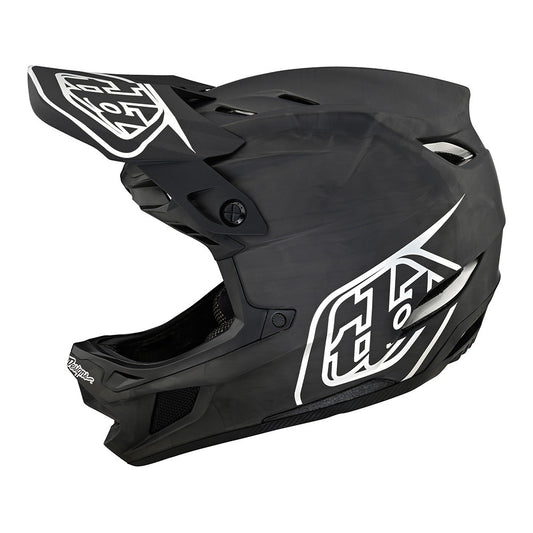 Troy Lee D4 Carbon Helmet W/MIPS Stealth Black / Silver