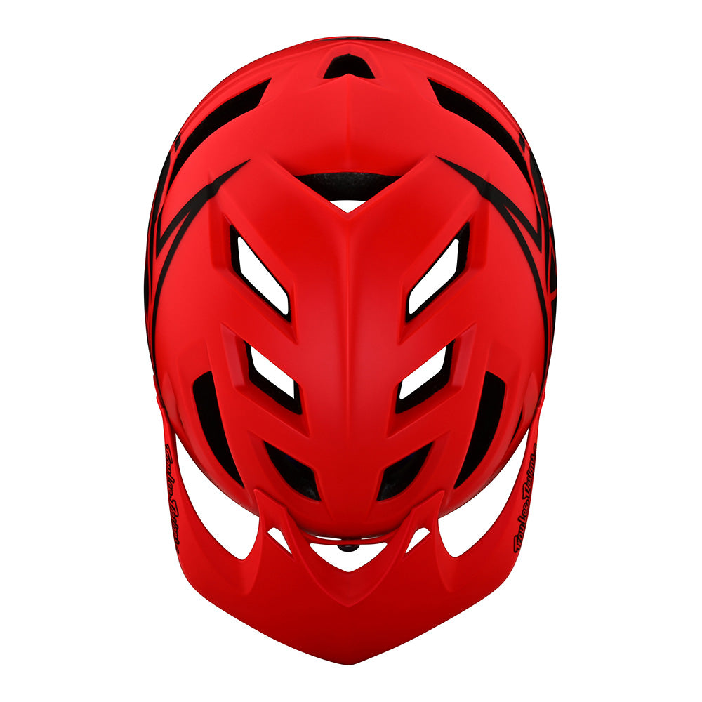 Troy Lee A1 HELMET DRONE Fire Red