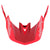 Troy Lee D4 VISOR SHADOW Glo Red
