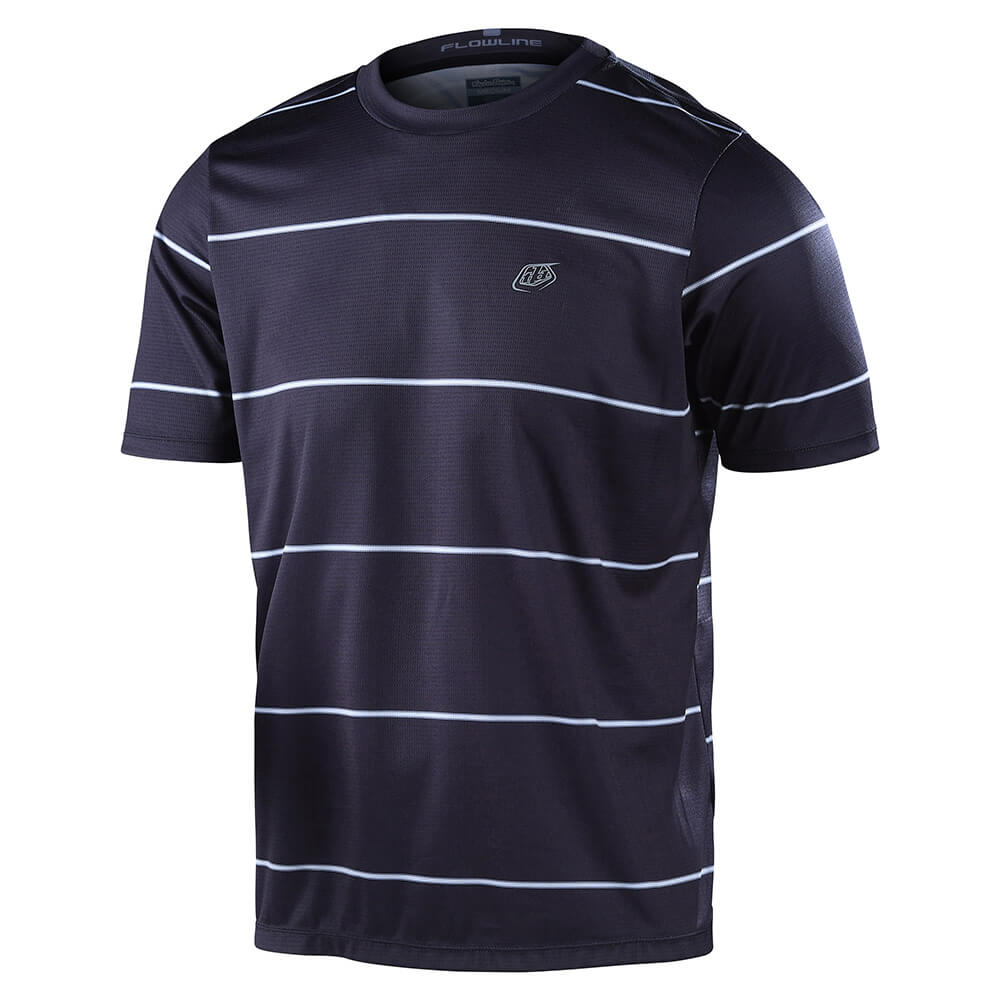 Troy Lee FLOWLINE SHORT SLEEVE JERSEY REVERT Black