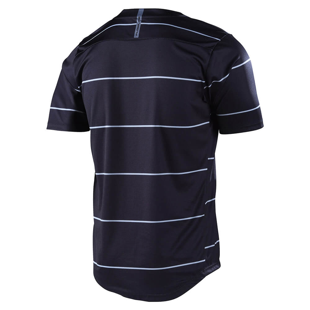Troy Lee FLOWLINE SHORT SLEEVE JERSEY REVERT Black