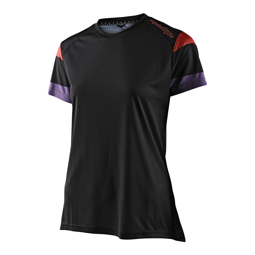 Troy Lee WOMENS LILIUM SHORT SLEEVE JERSEY Black