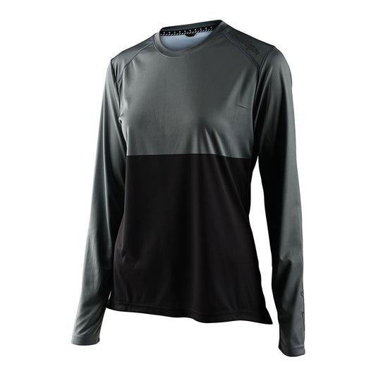 Troy Lee WOMENS LILIUM LONG SLEEVE JERSEY BLOCK Green/Black