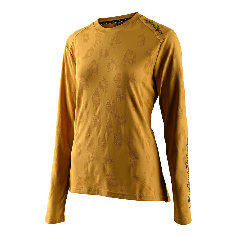 Troy Lee WOMENS LILIUM LONG SLEEVE JERSEY JACQUARD Honey