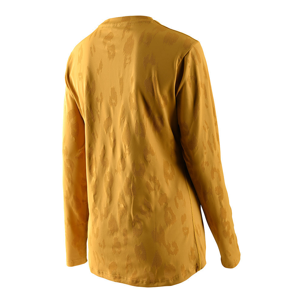 Troy Lee WOMENS LILIUM LONG SLEEVE JERSEY JACQUARD Honey