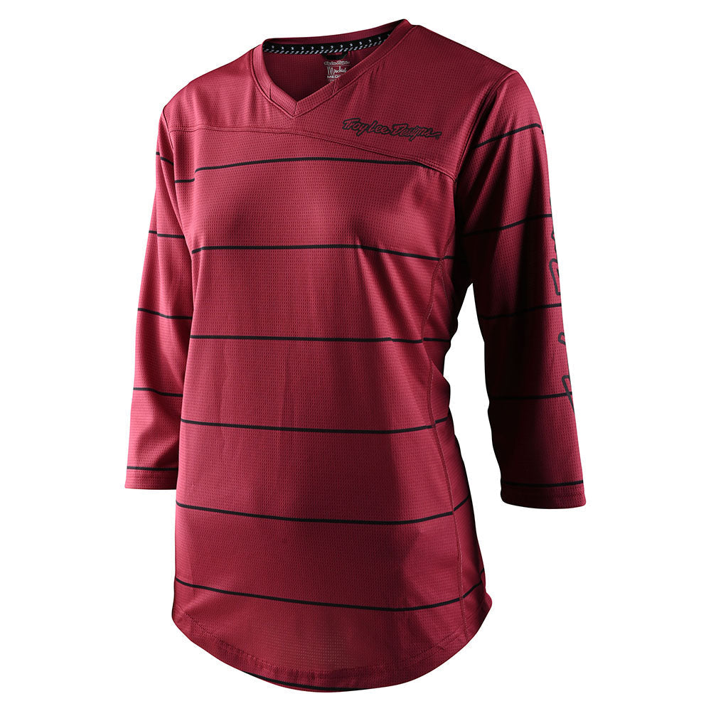 Troy Lee WOMENS MISCHIEF JERSEY PINSTRIPE Elderberry