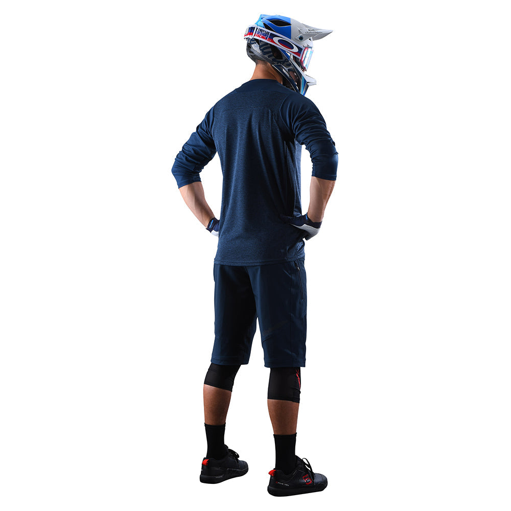 Troy Lee RUCKUS SHORT W/LINER SOLID Dark Slate Blue