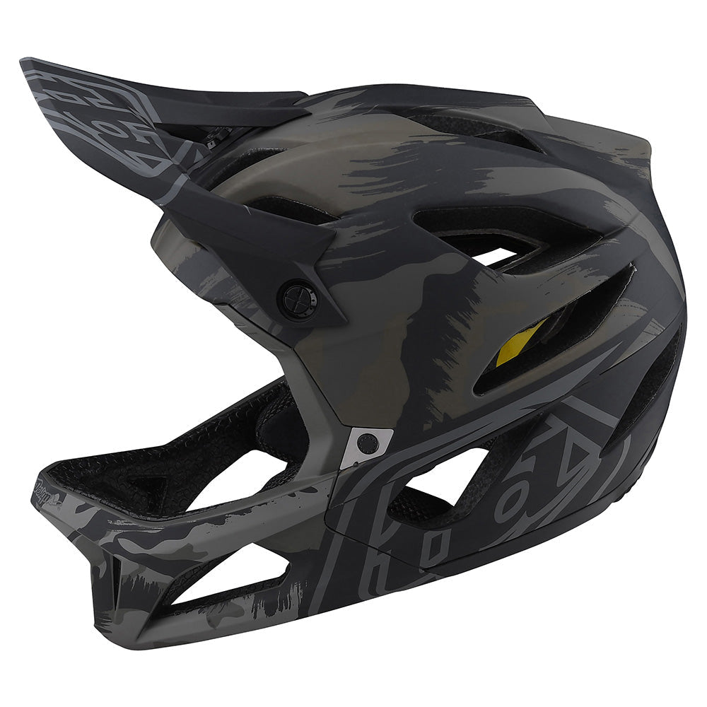 Troy Lee STAGE HELMET W/MIPS BRUSH Military