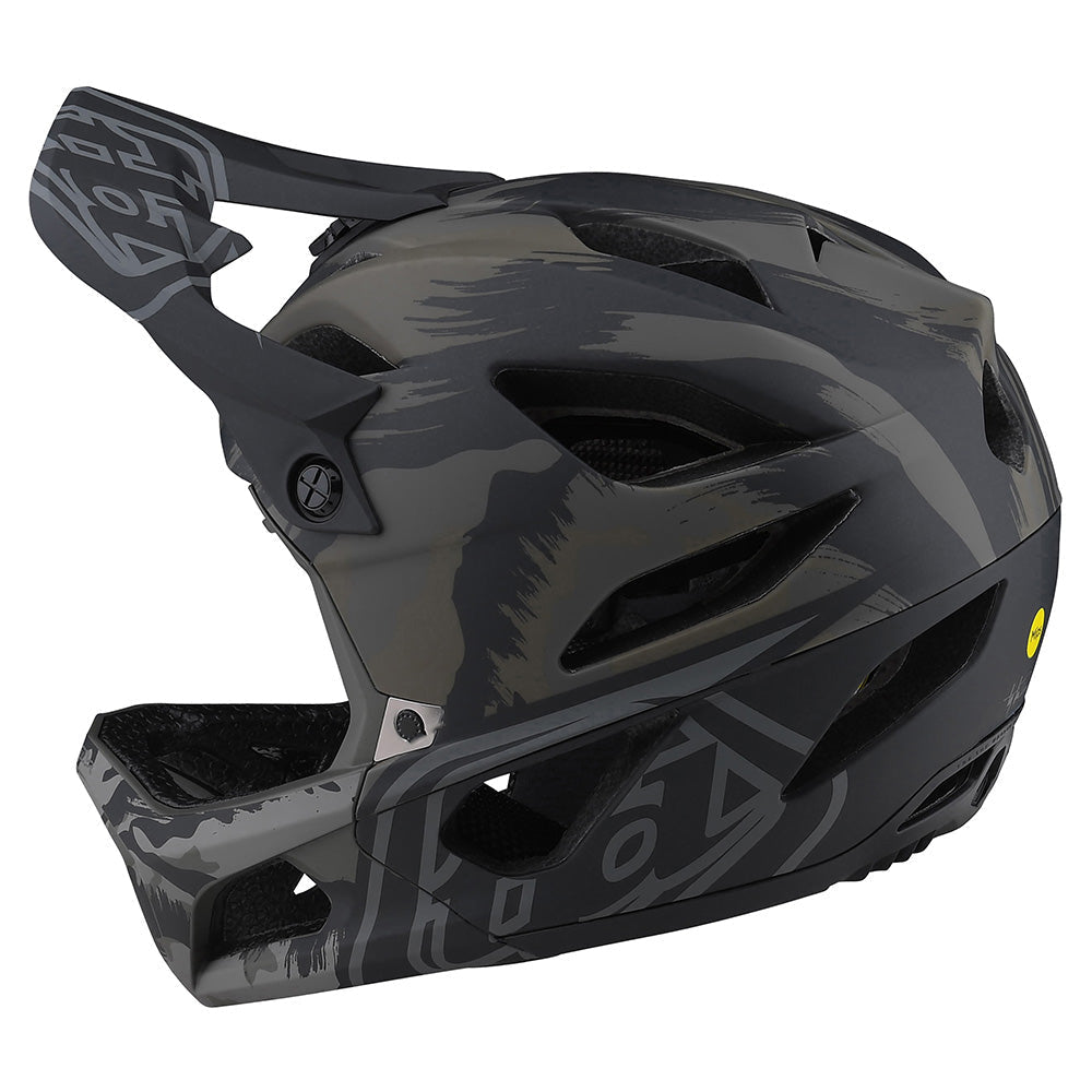 Troy Lee STAGE HELMET W/MIPS BRUSH Military