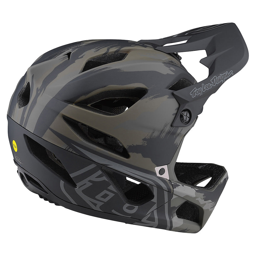 Troy Lee STAGE HELMET W/MIPS BRUSH Military