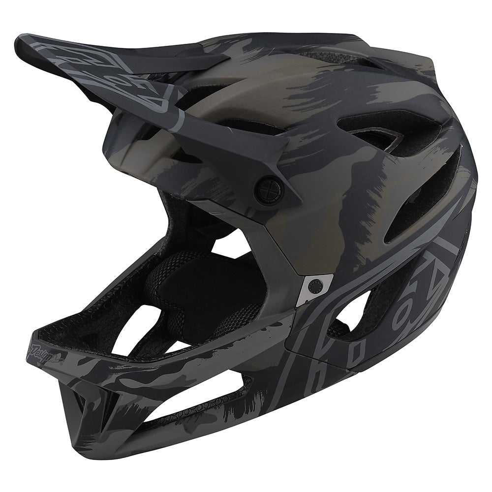 Troy Lee STAGE HELMET W/MIPS BRUSH Military